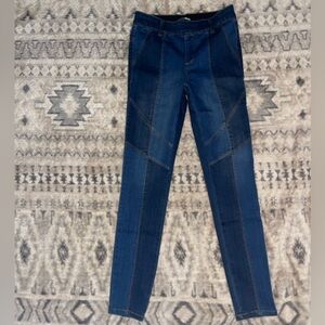 Fashion nova patch work dark skinny jeans